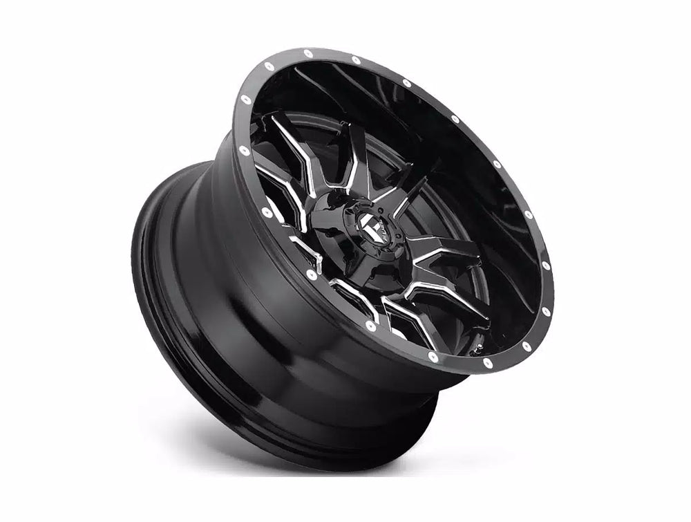 D627 20X10 8X6.5 GL-BLK-MIL -18MM