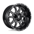 D627 20X10 8X6.5 GL-BLK-MIL -18MM