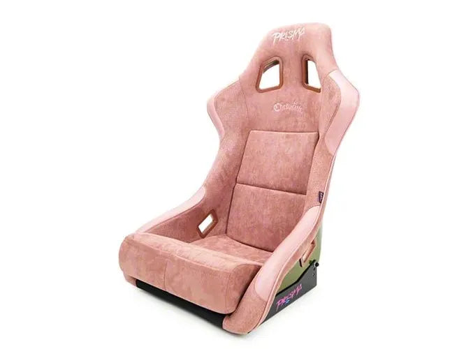 NRG FRP Bucket Seat (Large) Prisma-Chromatic Mauve Vegan Suede w/ Chameleon Back