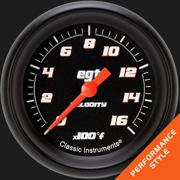 VELOCITY BLACK 2 5/8IN PYROMETER FS