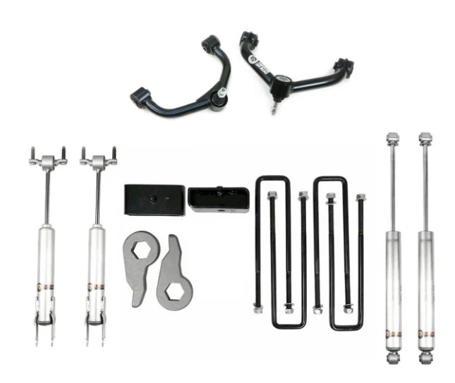 Front Upper Control Arms for 2-4 Inch Lift 20-24 Silverado/Sierra 2500/3500HD Freedom Offroad