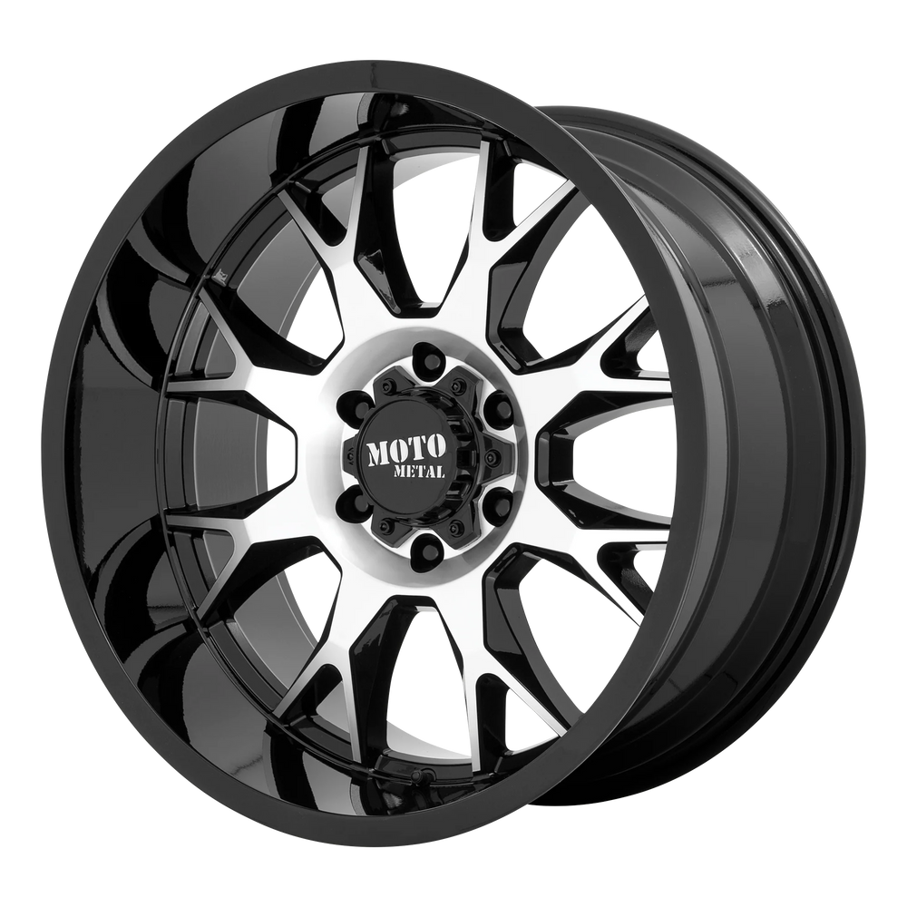 MO806 22X12 8X170 44MM GLOSS BLACK MACHINED