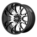 MO806 22X12 8X170 44MM GLOSS BLACK MACHINED
