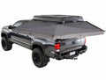 Overland Vehicle Systems HD Nomadic 270 LTE - Awning Driver Side Grey Body Green Trim W Black Travel Cover