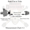 ~(19 lbs. 30X6X6)~ LJ Rear 1310 Rubi Solid CV Driveshaft with 1330 in the Rear