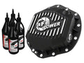 20C GM TRUCKS PRO SERIES REAR DIFFERENTIAL COVER BLACK W/MACH FINS & GEAR OIL
