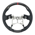 NRG 12-23 Toyota Tacoma OEM Plus Carbon Fiber Steering Wheel w/ Blue Stitch & Red Center Mark