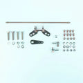 TAIL MOUNT SHIFTER GM TH350 TRANS W/CHROME 12IN SGL BEND LEVER & MUSHROOM BLK KN