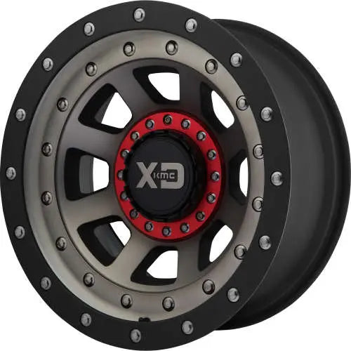 FMJ 20x10 8x165.10 SATIN BLACK W/ DARK TINT (18 mm)