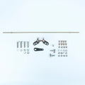 TAIL MOUNT SHIFTER GM TH400 TRANS W/CHROME 12IN SGL BEND LEVER & MUSHROOM BLK KN