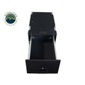 Overland Vehicle Systems Cargo Box With Slide Out Drawer Working Station - Black Powder Coat