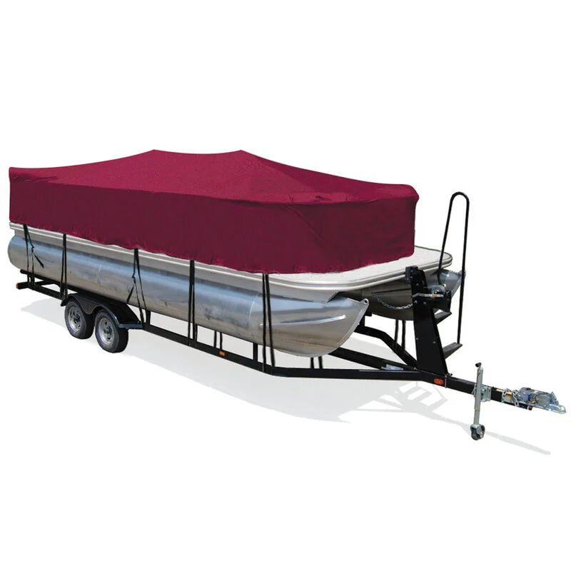 HOT SHOT BOAT COVERPONTOON O/B 16FT1IN17FT0IN 96INPACIFIC BLUE
