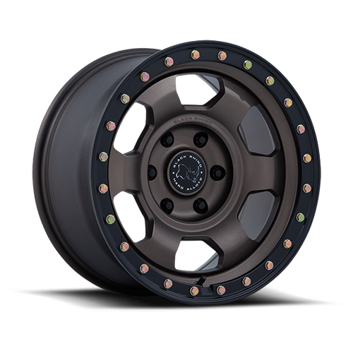 Wheel Pros TROOPER 17X8.5 5X5 71.5 25 B-BRNZ M-BLK BR029ZB17855025