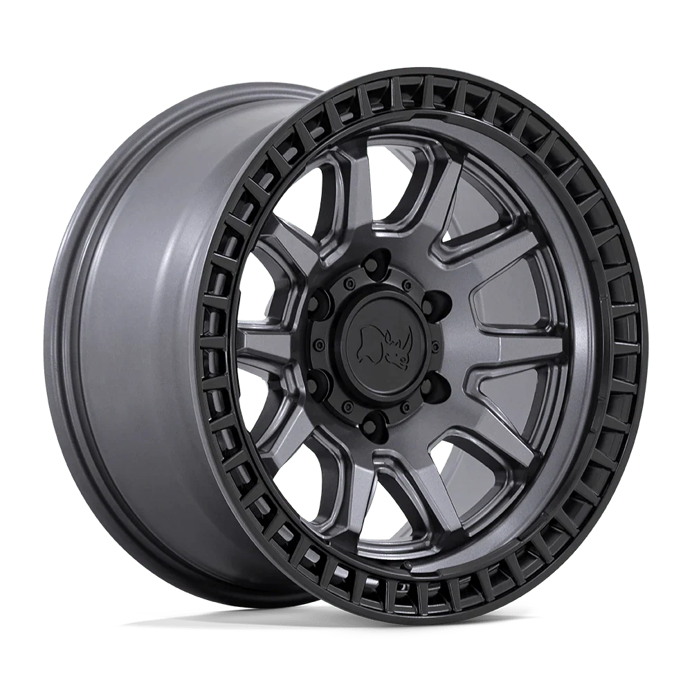 BR001 17X8.5 5X5.0 M-GNMTL BLK-LP 34MM