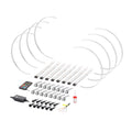 EXPANDABLE WHEEL RINGS 1518IN WITH RGBW LEDFTS & CONTROLLER