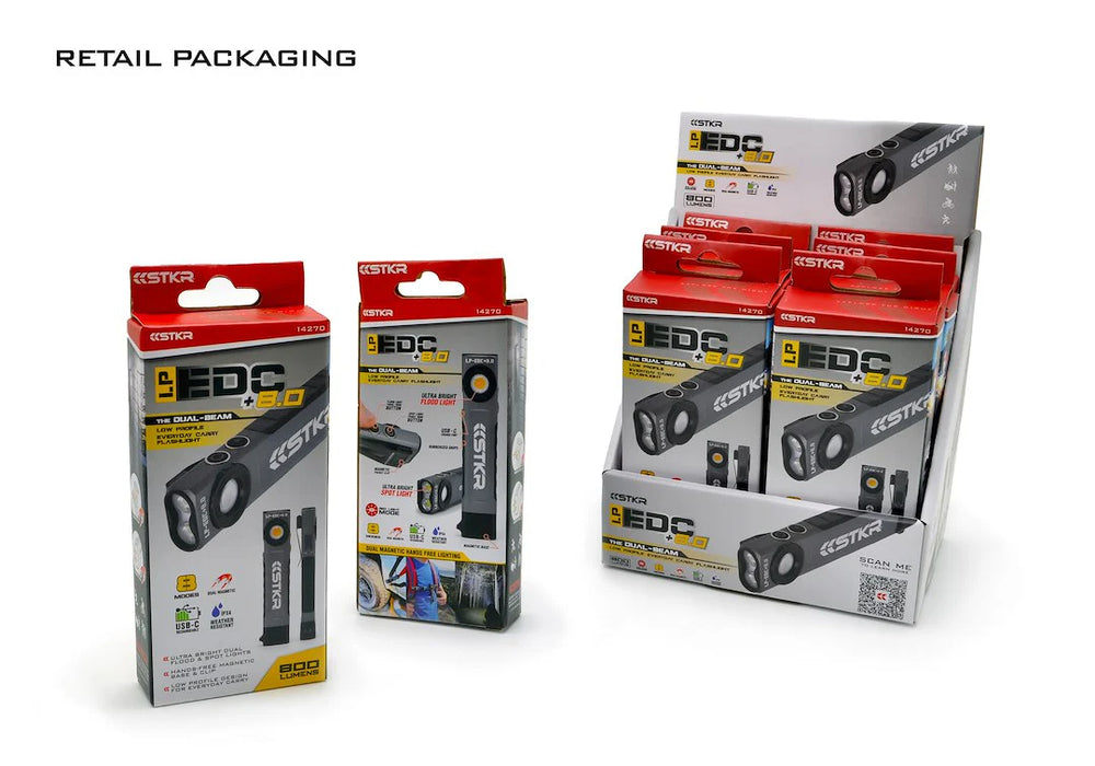 LP-EDC 8.0+ FLASHLIGHT - 800 LUMENS