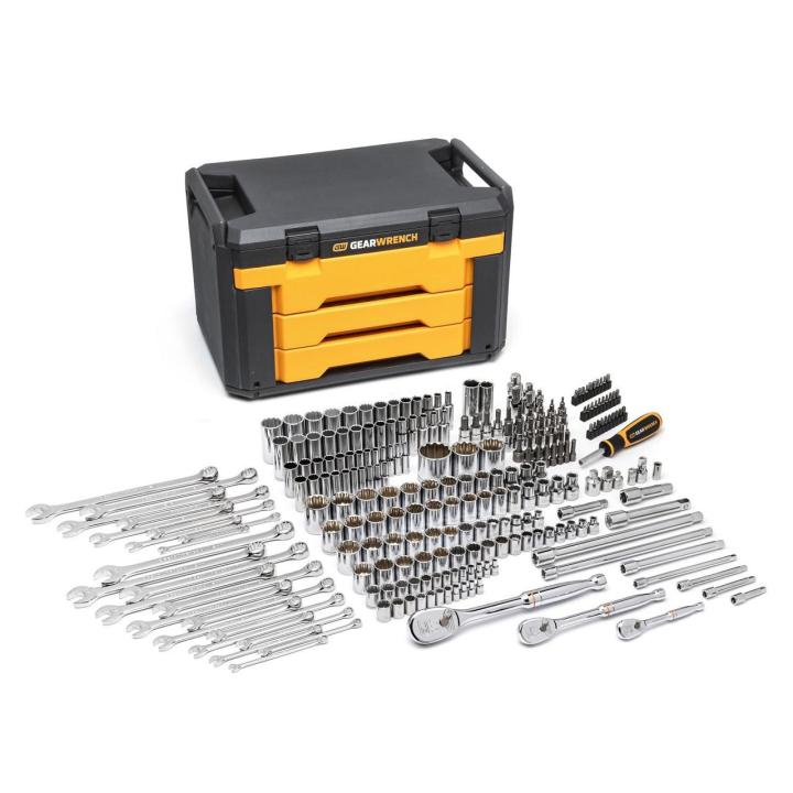 SET MECH TL BMC 1/4 3/8 1/2 243PC 12PT