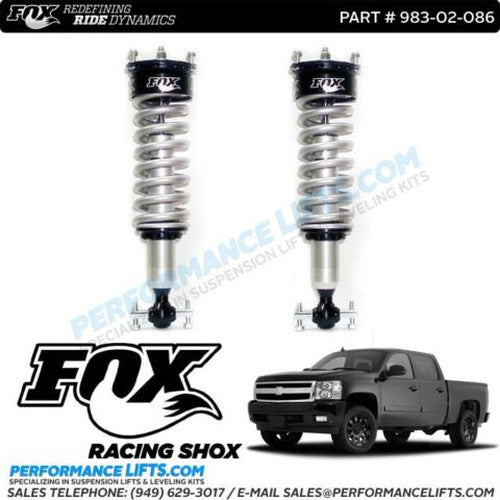 ~(12 lbs. 37X6X4)~ 07-ON Chevy 1500 Front Coilover 2.0 PS IFP 4.625 in 0-2 in Lift