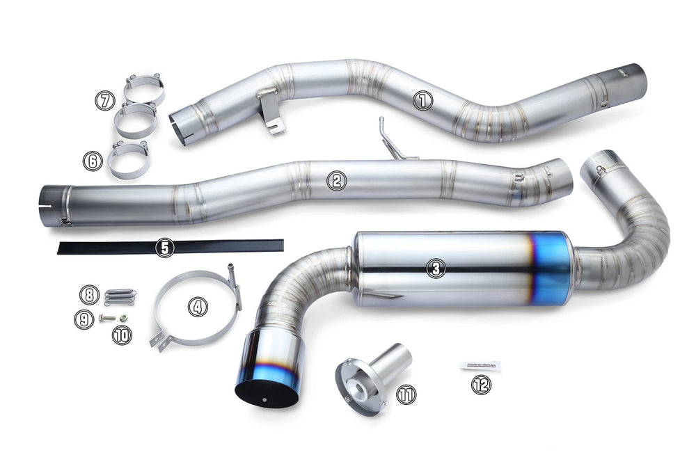 Tomei FULL TITANIUM MUFFLER KIT REPAIR PART EXPREME Ti MAIN PIPE B