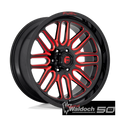 D663 20X9 6X5.5 GL-BLK-RTTC 19MM