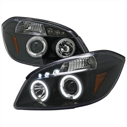 PROJECTOR HEADLIGHT GLOSSY BLACK