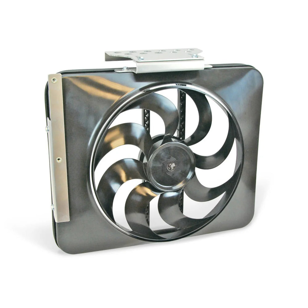 FAN ELECTRIC 15IN SINGLE SHROUDED PULLER W/ CONTROLS 7993 MUSTANG 5.0