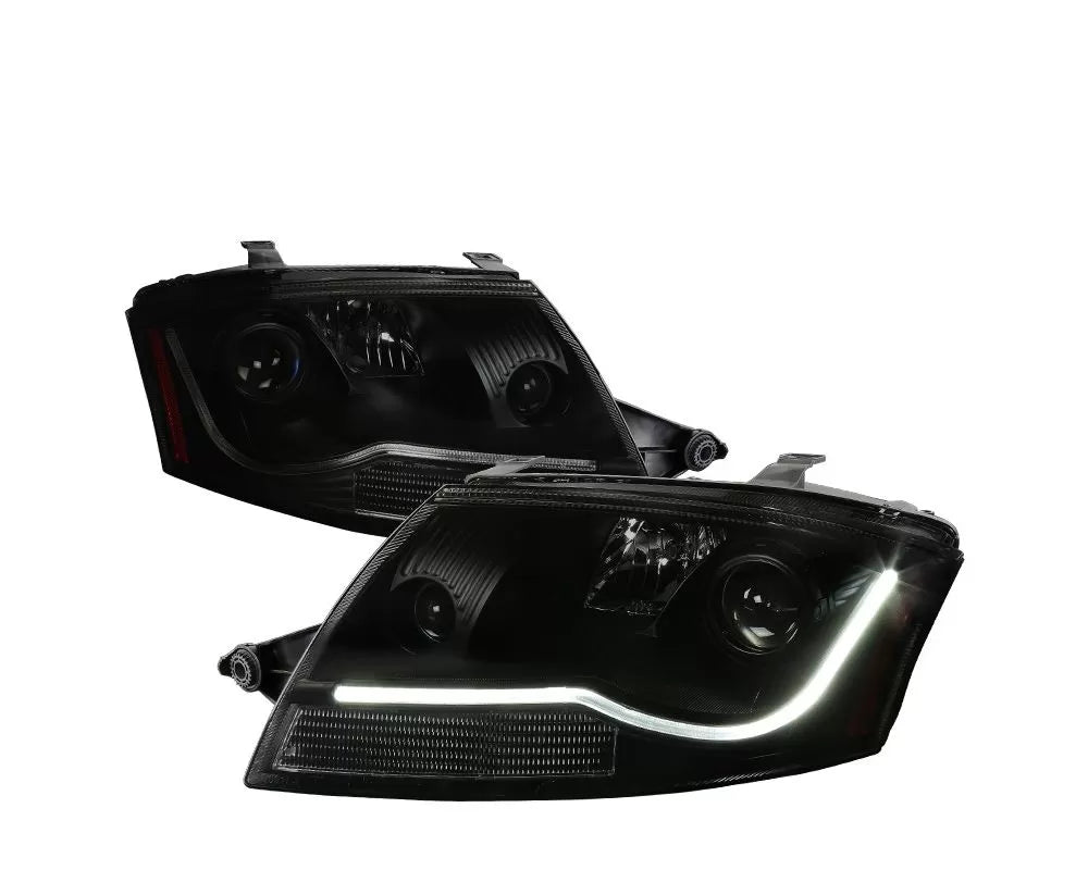 PROJECTOR HEADLIGHTS SMOKE- BLACK HOUSING