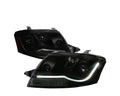 PROJECTOR HEADLIGHTS SMOKE- BLACK HOUSING