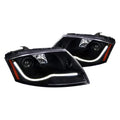PROJECTOR HEADLIGHTS SMOKE- BLACK HOUSING