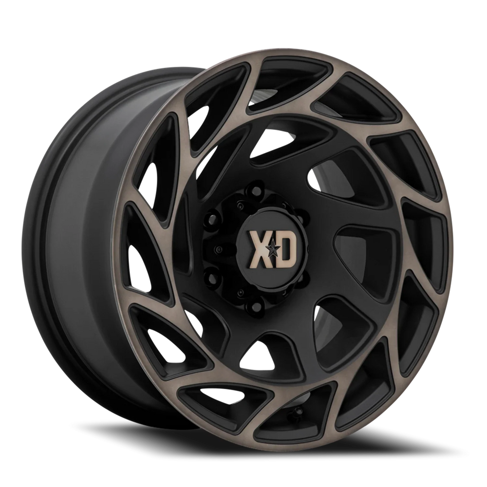 ONSLAUGHT 20X10 8X6.5 18MM SATIN BLACK W/ BRONZE TINT