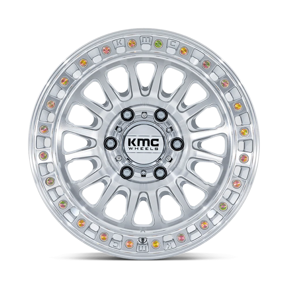 KM552 17X8.5 5X4.25 G-SLV MACH-FC 18MM
