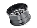 SUMMIT (9110) GLOSS BLACK/MILLED SPOKES 22X10 8165.1 0MM 125.2MM