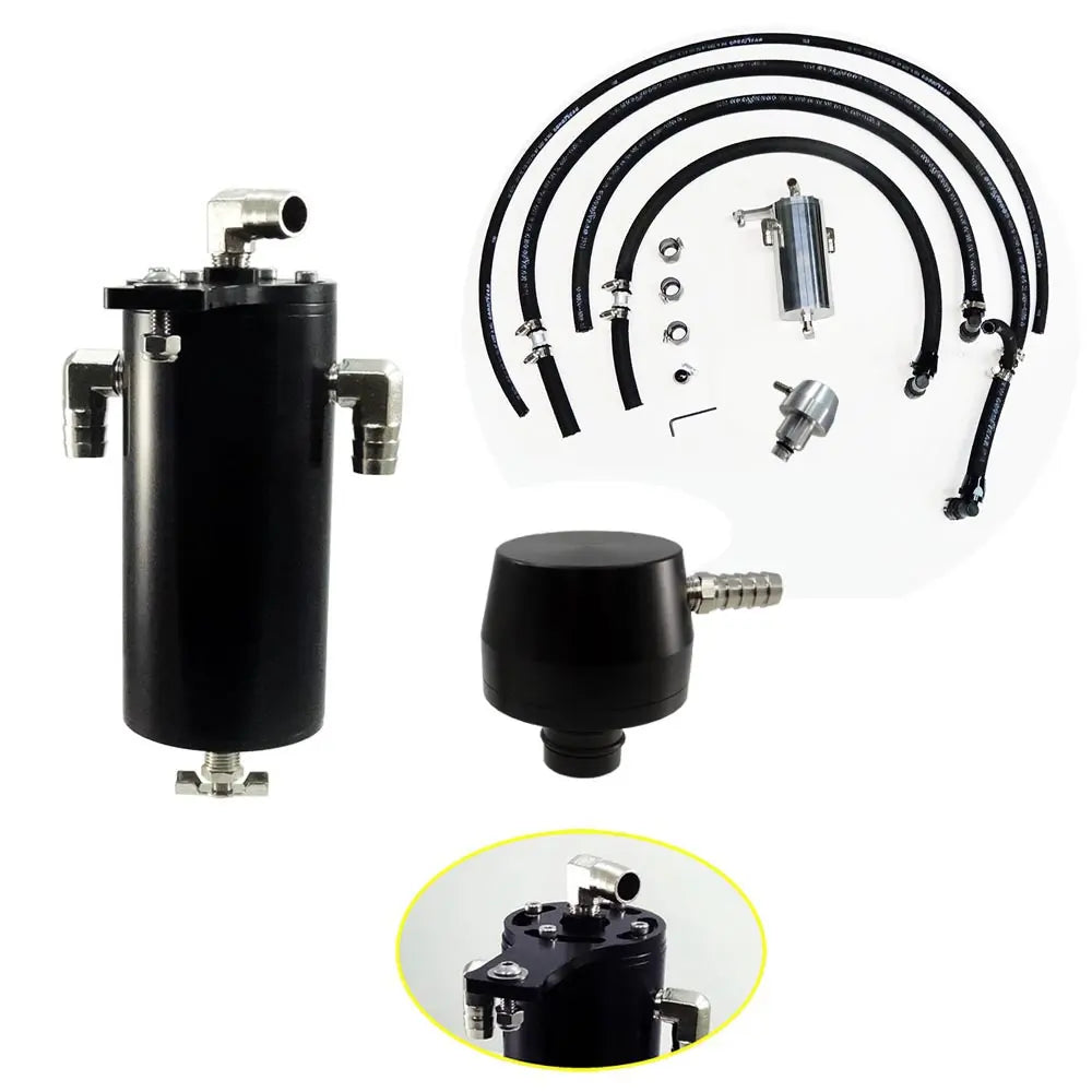 ~(7 lbs. 10X10X10)~ 11-14 F150 3.5 Ecoboost DVCC w/clean side separator - Black