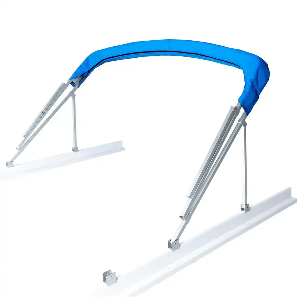 8FT X 10FTX 1.25IN POLYESTER PONTOON BIMINI KIT PACIFIC BLUE