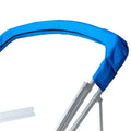 8FT X 10FTX 1.25IN POLYESTER PONTOON BIMINI KIT PACIFIC BLUE