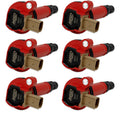 MSD Ignition Coil Ford Ecoboost 3.5L V6 3-Pin Connector Blue 6-Pack 2010-2016 Ford Ecoboost 3.5L V6 3-Pin Connector MSD Ignition