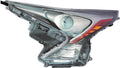 CAPA LH HEADLIGHT ASSY; W/O FOGLAMP; BASE/ECO/L TY PRIUS 1618