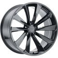 ~(35 lbs. 22X22X10)~ TSW AILERON 20x8.5 5/120 ET35 CB76.1 METALLIC GUNMETAL