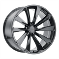 ~(35 lbs. 22X22X10)~ TSW AILERON 20x8.5 5/120 ET35 CB76.1 METALLIC GUNMETAL