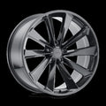 ~(35 lbs. 22X22X10)~ TSW AILERON 20x8.5 5/120 ET35 CB76.1 METALLIC GUNMETAL