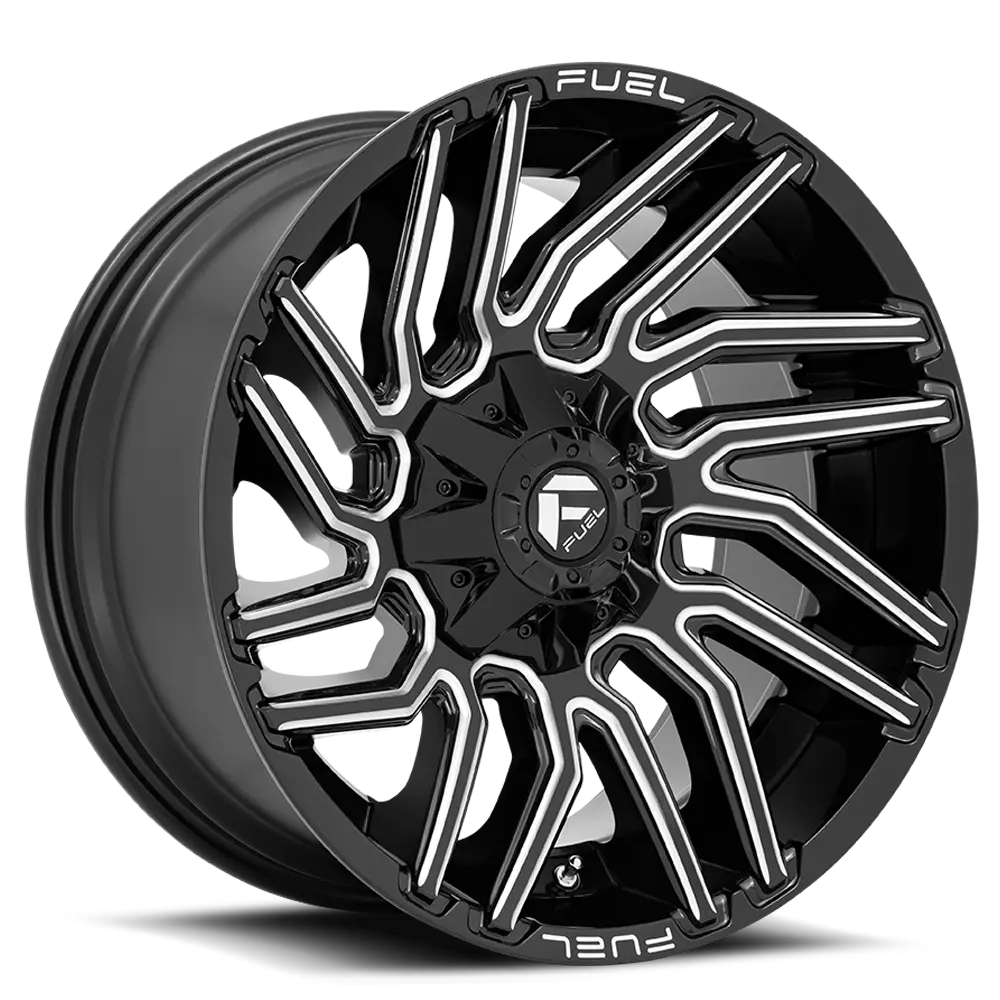 D773 20X10 8X180 G-BLK-MILL -18MM