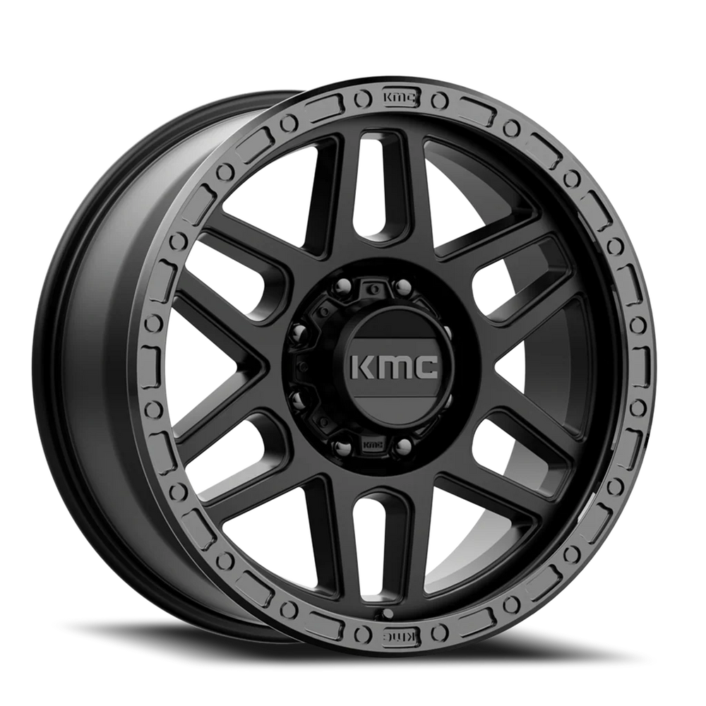KMC Wheels black auto part