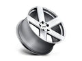 ~(33 lbs. 22X22X10)~ TSW BRISTOL 20x8.5 5/114.3 ET40 CB76.1 SILVER W/MIRROR CUT FACE