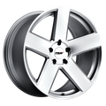 TSW Alloy Wheels silver auto part