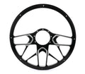 Steering Wheel 1/2 Wrap 15.5in Redline Black