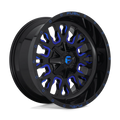 ~(41 lbs. 21X21X12)~ STROKE 18x9 5x114.30/5x127.00 GLOSS BLACK BLUE TINTED CLEAR (-12 mm)