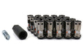 Project Kics 12X1.25 R40 Iconix Classical Lug Nuts w/ Black Plastic Cap - 20 - No Locks