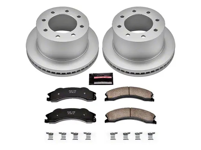 Power Stop 11-19 GMC Sierra 3500 HD Rear Z17 Coated Brake Kit
