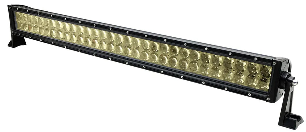 ~(12 lbs. 43X6X5)~ 32 Inch LED RGB Light Bar Dual Row 180 Watt Combo Ultra Accent Series Quad Lock/Interlock Quake LED
