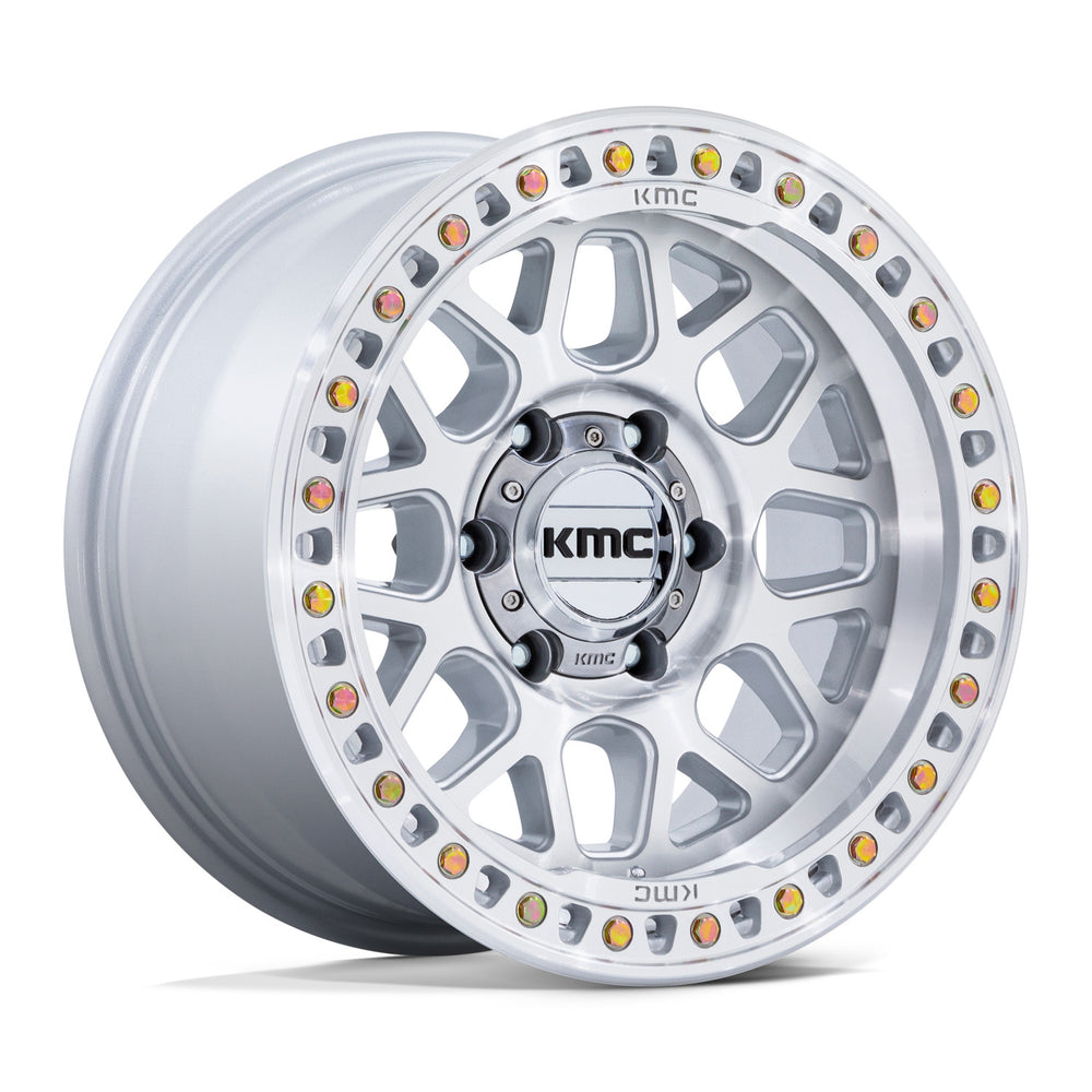 KM549 17X9 8X180 G-SLV MACH-FC 18MM